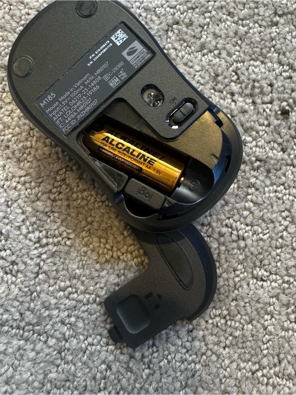 Logitech M185 Compact Wireless Mouse - Picture 4 of 4